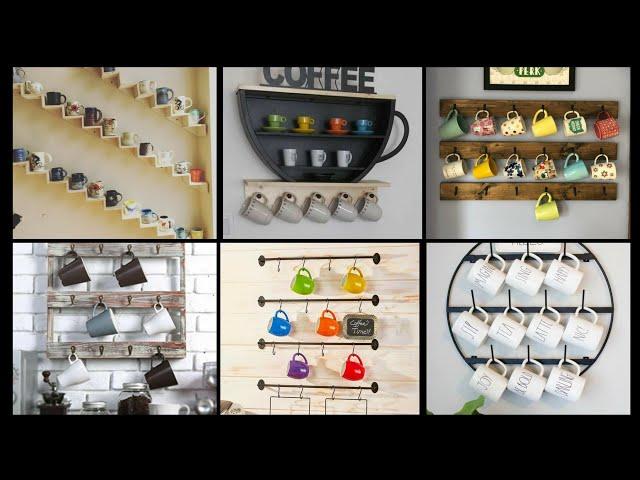 30 Best DIY Coffee #Mug/Cup Wall Rack/ #Shelves & #Hanging ideas