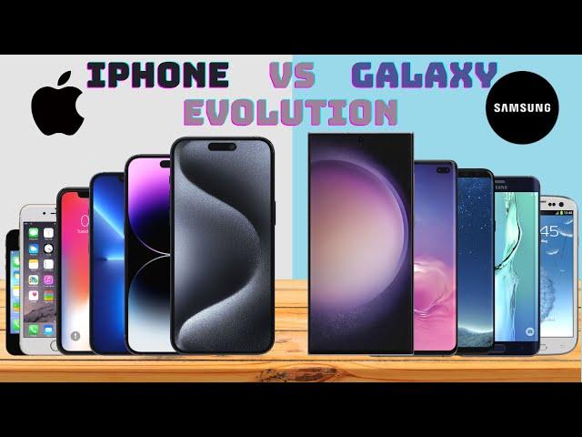 Apple iPhone vs Samsung Galaxy S Series Evolution 2009-2023 with REALISTIC 3D Models!