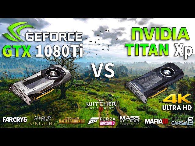 GTX 1080 Ti vs TITAN Xp Test in 8 Games 4K (i7 8700k)