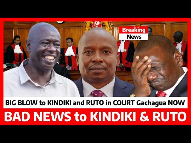 Kwisha‼️BAD NEWS to KINDIKI and RUTO after COURT Report now GACHAGUA Destroys RUTO’s PLAN Badly