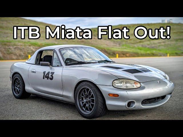 2000 Mazda NB Miata Track Review - Raw ITB Sounds!