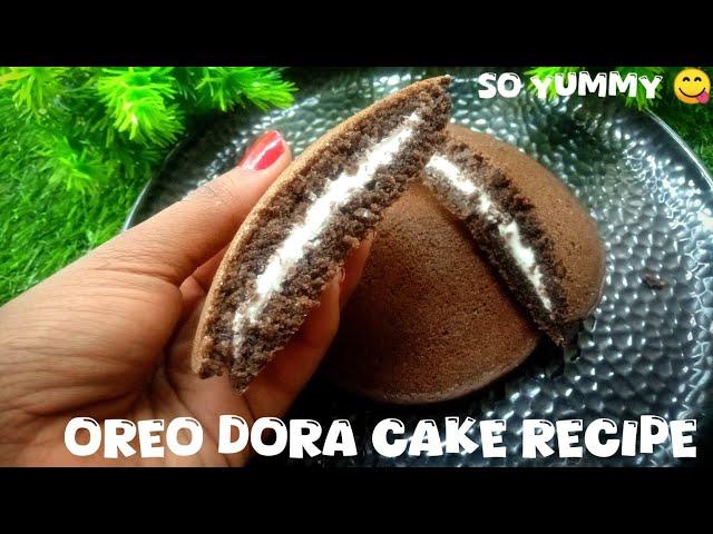 Oreo biscuit dora cake recipe | 3 ingredients dora cake recipe | Kid's favorite dora cake recipe