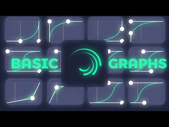 SMOOTH BASIC GRAPHS!! | Alight Motion Tutorial