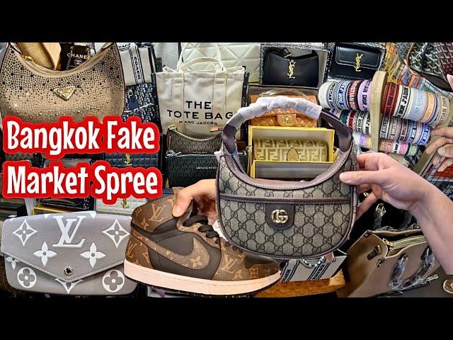 Bangkok Thailand Fake Market spree January 2025