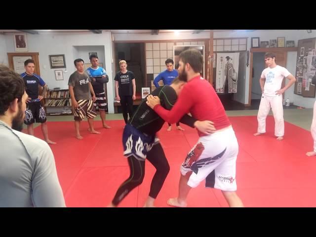 Pk teaching wrestling at auckland bjj