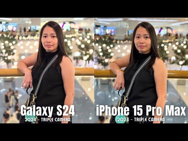 Samsung S24 vs iPhone 15 Pro Max camera | The Ultimate Comparison!