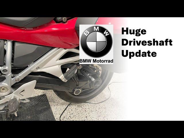 BMW Motorrad Driveshaft Update