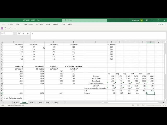 CPA Business Data Analytics (April 2024-Q22)-Ratio Analysis