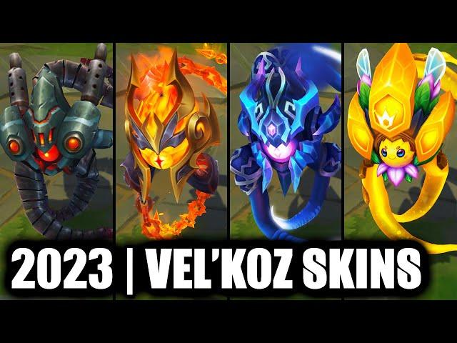 ALL VEL'KOZ SKINS SPOTLIGHT 2023 | League of Legends