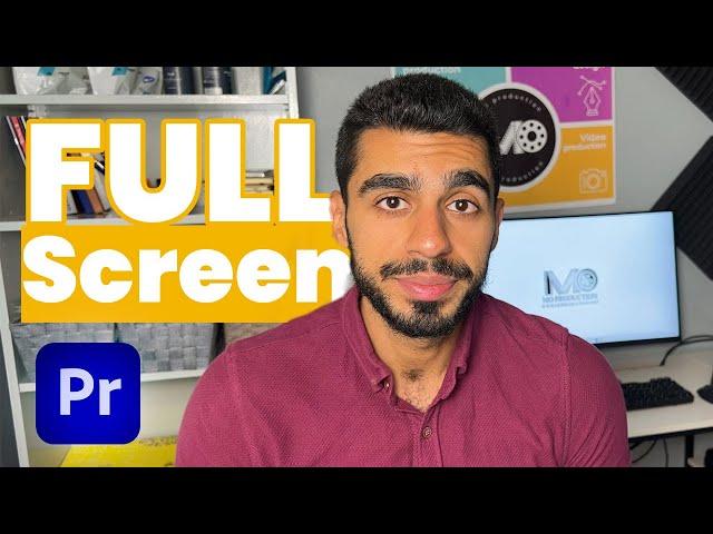 The Way To Full-Screen Preview in Adobe Premiere Pro!