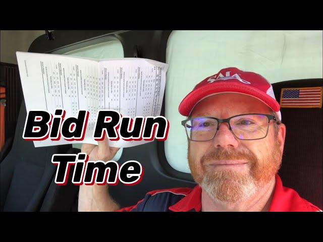 TRUCKING | Saia Run Selection Time | Bid Runs