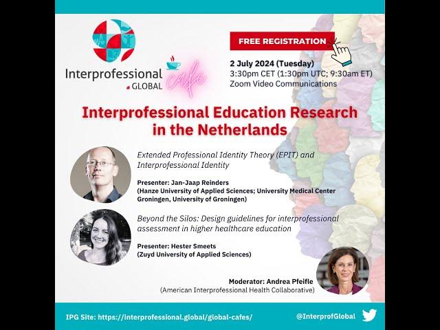 Global Cafe: Interprofessional Education Research in The Netherlands - 2 July 2024