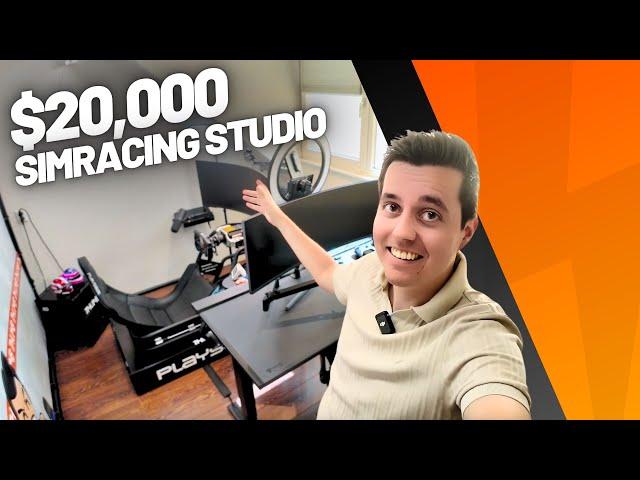 My $20,000 Sim Racing & Streaming Studio Tour! - 2024 F1 Setup Tour