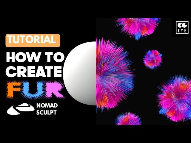 How to create fur in Nomad sculpt