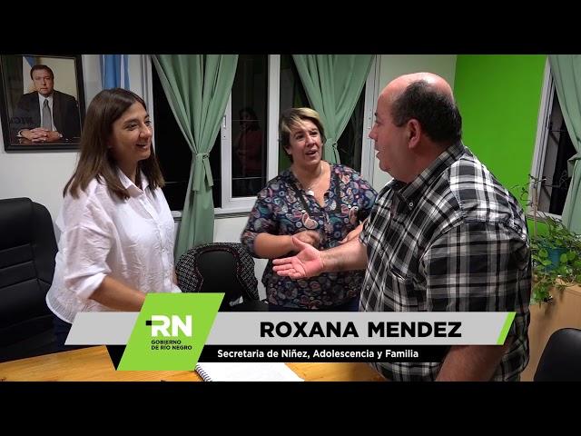 La Secretaria de Niñez Adolescencia y Familia Roxana Méndez se reunio con autoridades de ATE y UPCN