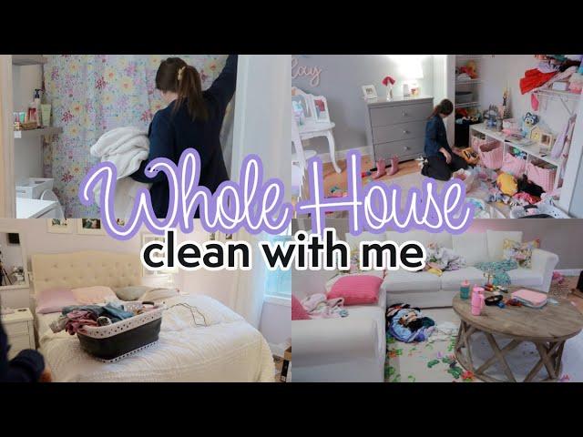 WHOLE HOUSE Clean With Me | Rainy Day Clean With Me