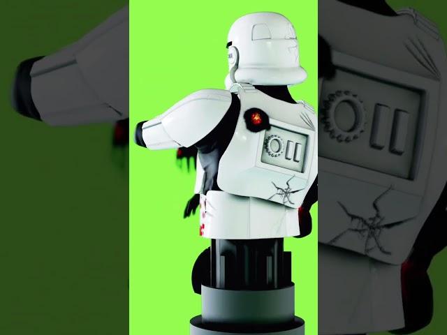 #zombie #stormtrooper #starwars by #genesiidea modelled with #nomadsculpt