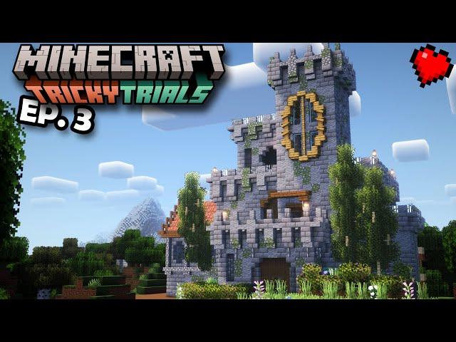 I Built The PERFECT CASTLE In Survival Minecraft! Let's Play Minecraft 1.21 - #3