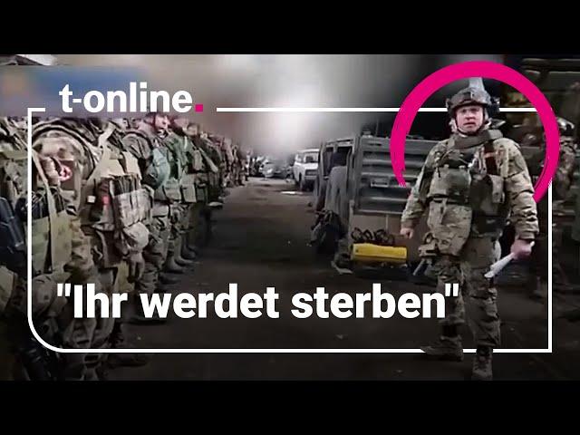 Russischer Kommandeur zu Soldaten: "Ihr werdet alle sterben"