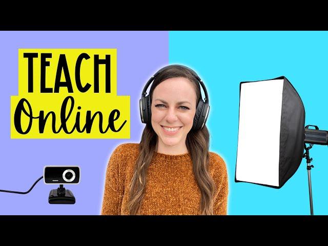 How to Get Started Teaching ESL Online // My Low Cost DIY Freelance Teaching Setup