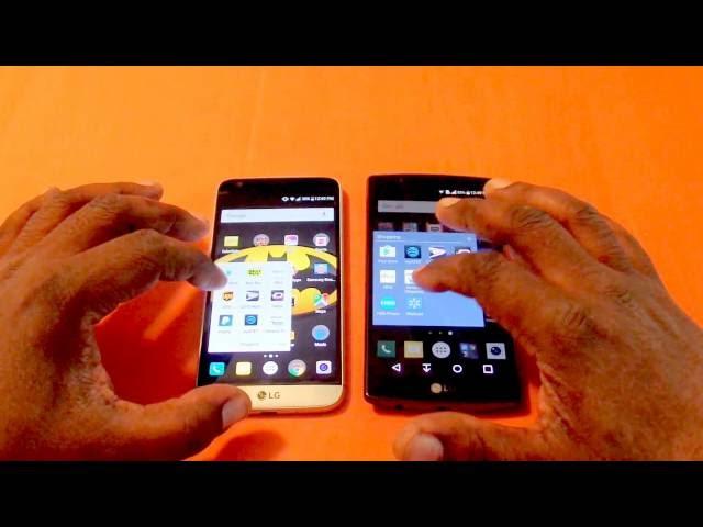 LG G5 vs LG G4 App Opening Comparison