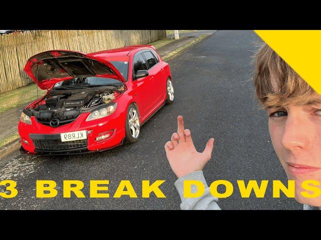 MAZDASPEED 3 MPS won't stop BREAKING DOWN