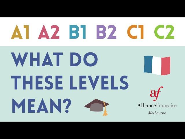 A1, A2, B1, B2, C1, C2... What do these levels mean for French language learners?