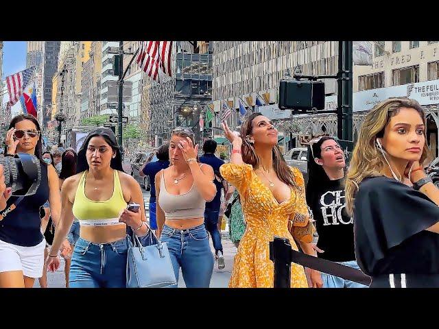 【4K】WALK Fifth Avenue NEW YORK City USA vlog 4k video TRAVEL