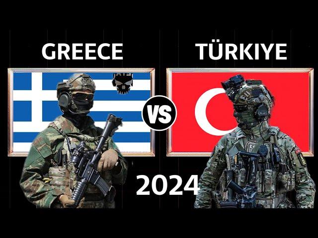 Greece vs Turkey Military Power Comparison 2024 | Türkiye vs Greece Military Power Comparison 2024