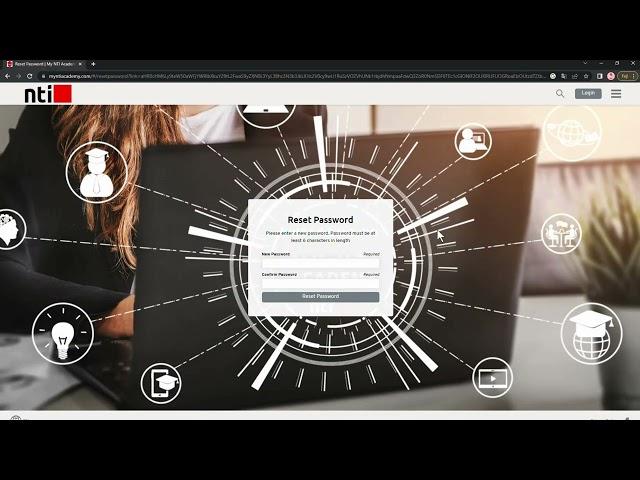 My NTI Academy - How to login