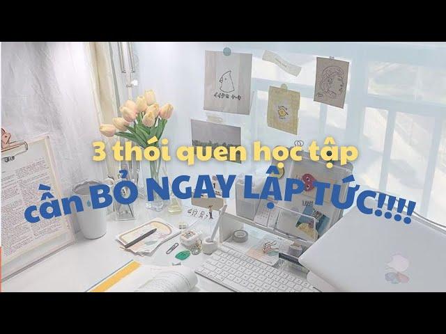 3 thói quen học tập cần BỎ NGAY LẬP TỨC #shorts