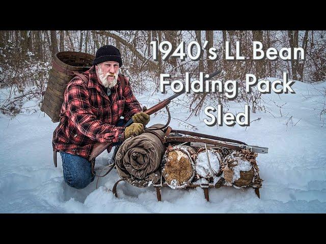 1940’s LL Bean Folding Pack Sled