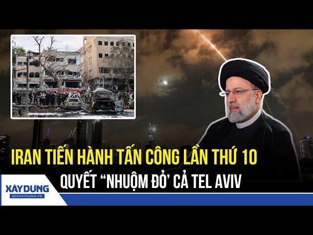Iran “nã” tên lửa liên tục vào Israel: Quyết “xé toạc” bầu trời Tel Aviv bằng tên lửa đạn đạo | BXD