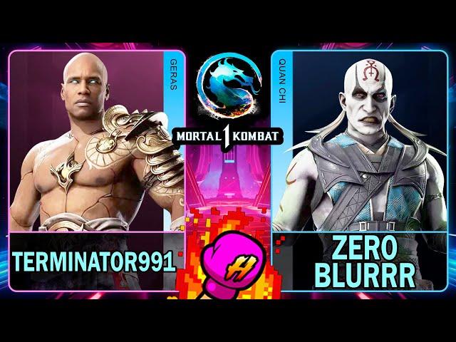 MK1 Terminator991 (GERAS) VS Zero Blurrr (QUAN CHI)Mortal Kombat 14K 60ᶠᵖˢ