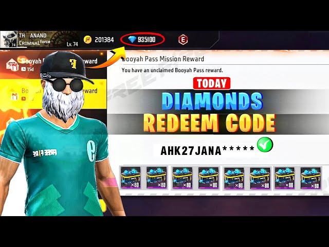 Today Diamonds Redeem code  || Free fire diamond app tamil || Unlimited Diamond trick  | Free Fire