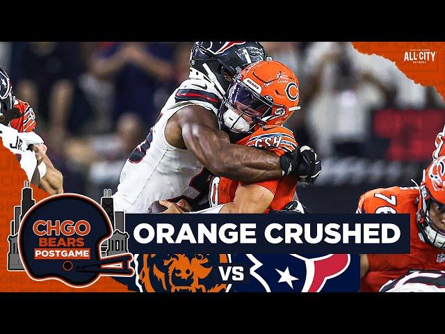 BEARS POSTGAME: Caleb Williams takes a BEATING as Texans defeat Bears on Sunday Night Football