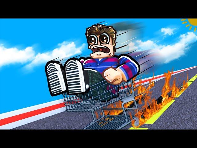 getting the ROBLOX MAX SPEED but in a shopping cart