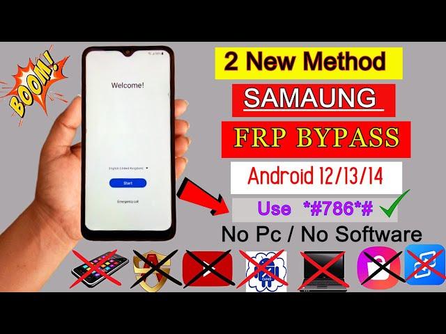 Finally New Method  2024 || Samsung Frp Bypass Android 12/13  Without pc | Google Account Remove