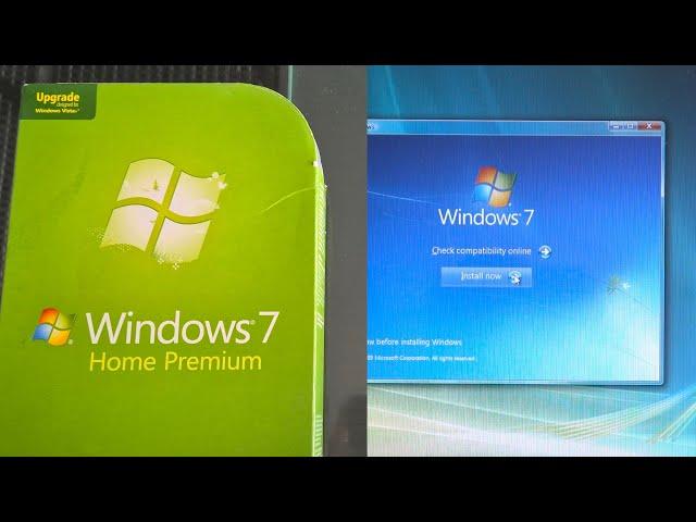 Upgrading to Windows 7 on a Vista-era laptop!