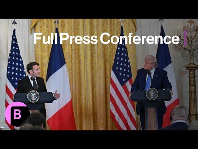 President Trump and President Macron Hold White House Press Conference