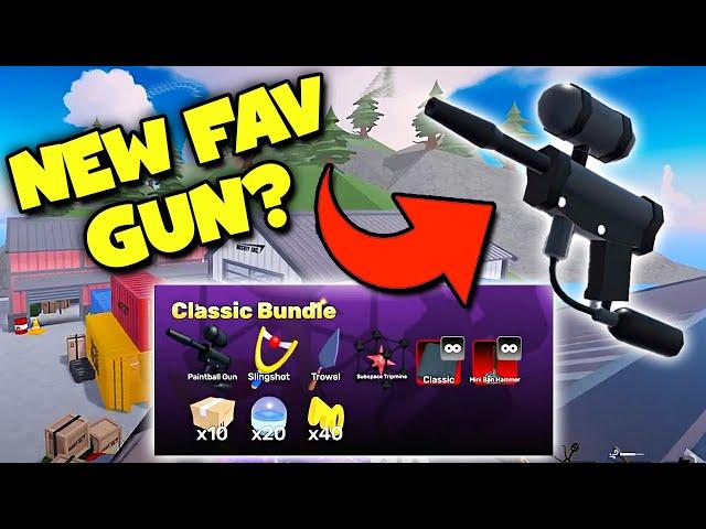 The paintball gun is OP - Classic Bundle Review | Rivals ROBLOX