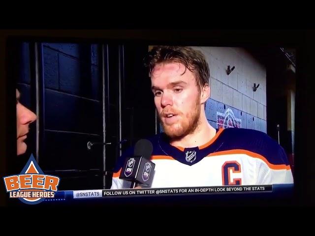 Connor McDavid Throws Shade at Oilers Coach Todd McLellan - Beer League Heroes