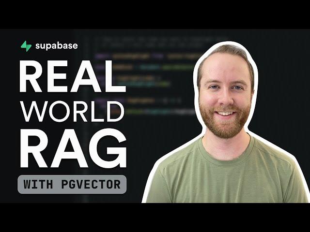 The missing pieces to your AI app (pgvector + RAG in prod)