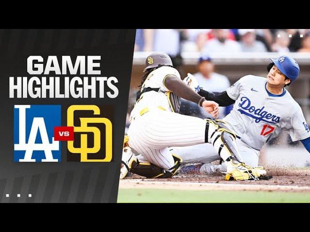 Dodgers vs. Padres Game Highlights (7/31/24) | MLB Highlights