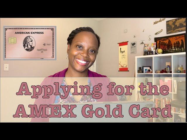 Applying for AMEX  Rose Gold and Unboxing