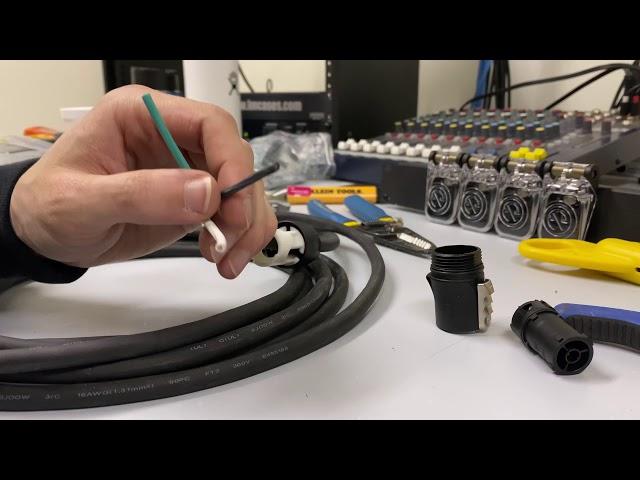 How To Wire & Install A Neutrik powerCON True 1 NAC3FXW-TOP Connector: Today I Learned With Billy #5