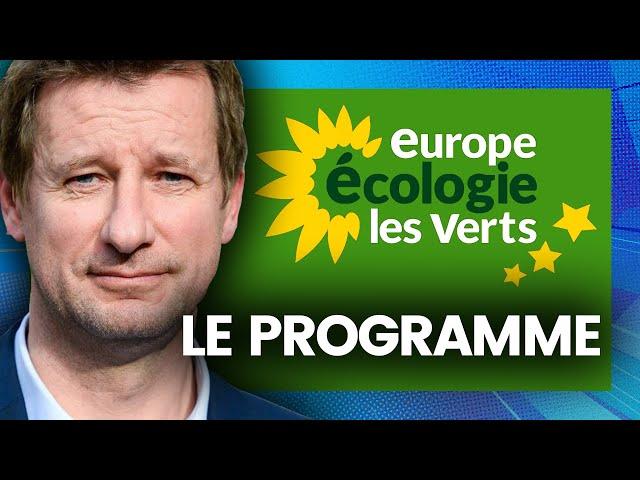 EUROPÉENNES : le programme d'Europe Écologie Les Verts résumé (Yannick Jadot)