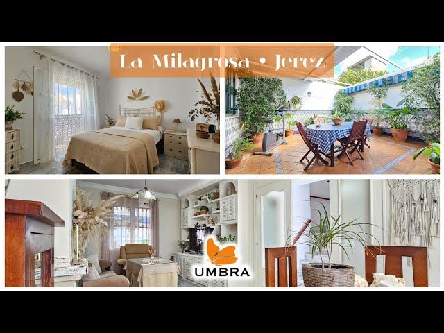 ADOSADO ACOGEDOR | JEREZ ESTE – LA MILAGROSA | 3 HAB | 2 WC | PATIO | 86m²