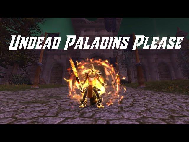 Testing Undead Paladin Animations in #worldofwarcraft