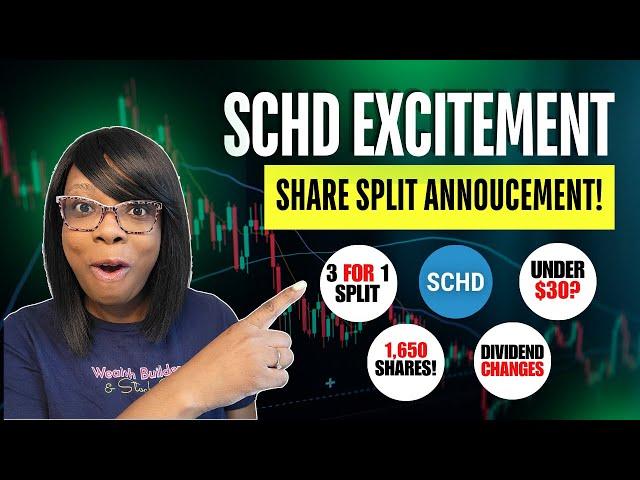 Breaking News: SCHD Share Split Announced - I'm BUYING MORE!!!